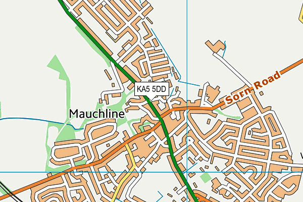 Map of MAUCHLINE CURRY HOUSE LTD at district scale