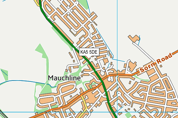 KA5 5DE map - OS VectorMap District (Ordnance Survey)