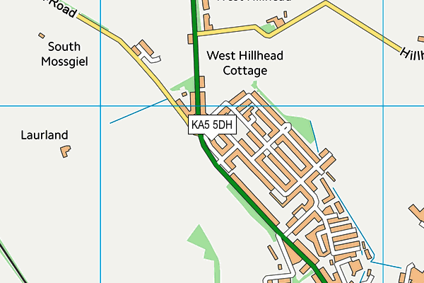 KA5 5DH map - OS VectorMap District (Ordnance Survey)