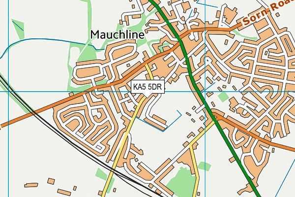 KA5 5DR map - OS VectorMap District (Ordnance Survey)