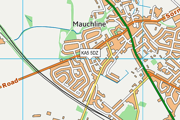 KA5 5DZ map - OS VectorMap District (Ordnance Survey)