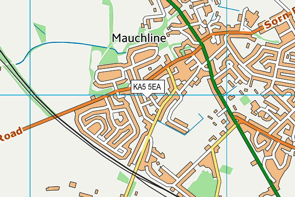 KA5 5EA map - OS VectorMap District (Ordnance Survey)