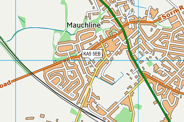 KA5 5EB map - OS VectorMap District (Ordnance Survey)