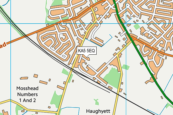 KA5 5EQ map - OS VectorMap District (Ordnance Survey)