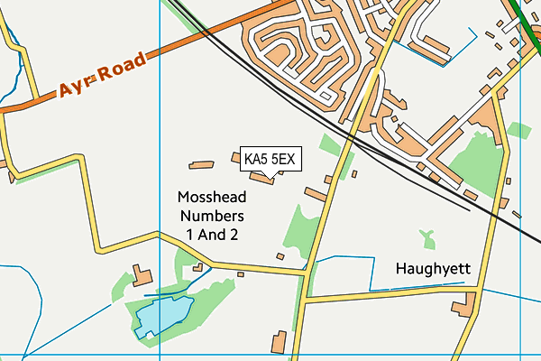 KA5 5EX map - OS VectorMap District (Ordnance Survey)