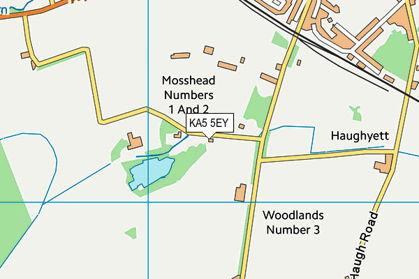 KA5 5EY map - OS VectorMap District (Ordnance Survey)