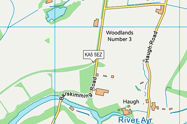 KA5 5EZ map - OS VectorMap District (Ordnance Survey)