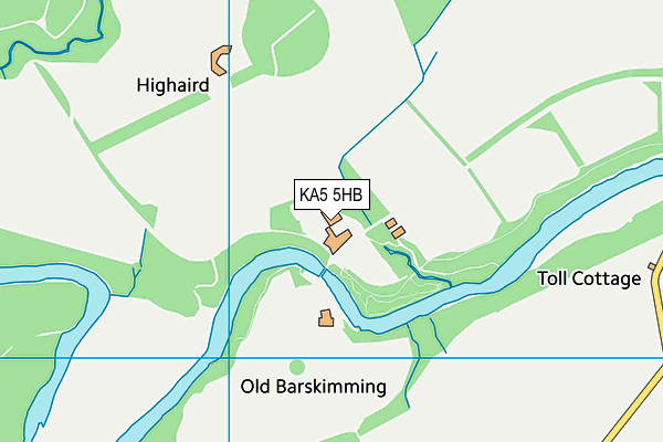 KA5 5HB map - OS VectorMap District (Ordnance Survey)