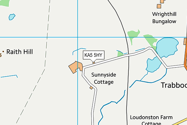 KA5 5HY map - OS VectorMap District (Ordnance Survey)