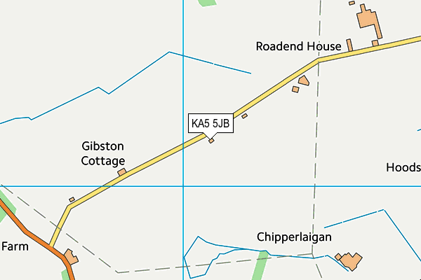 KA5 5JB map - OS VectorMap District (Ordnance Survey)