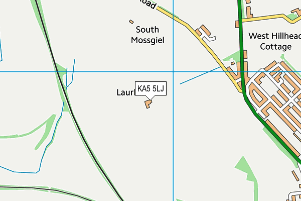 KA5 5LJ map - OS VectorMap District (Ordnance Survey)