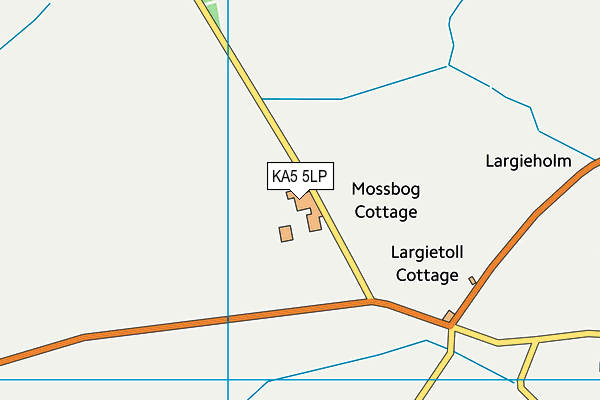 KA5 5LP map - OS VectorMap District (Ordnance Survey)