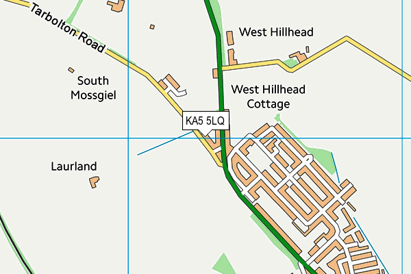 KA5 5LQ map - OS VectorMap District (Ordnance Survey)
