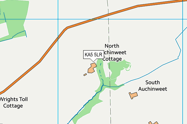 KA5 5LR map - OS VectorMap District (Ordnance Survey)
