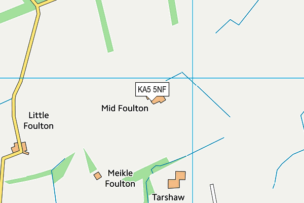 KA5 5NF map - OS VectorMap District (Ordnance Survey)