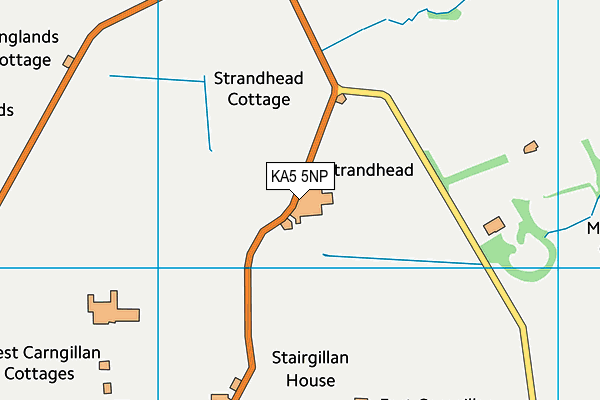 KA5 5NP map - OS VectorMap District (Ordnance Survey)