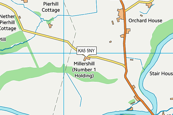 KA5 5NY map - OS VectorMap District (Ordnance Survey)