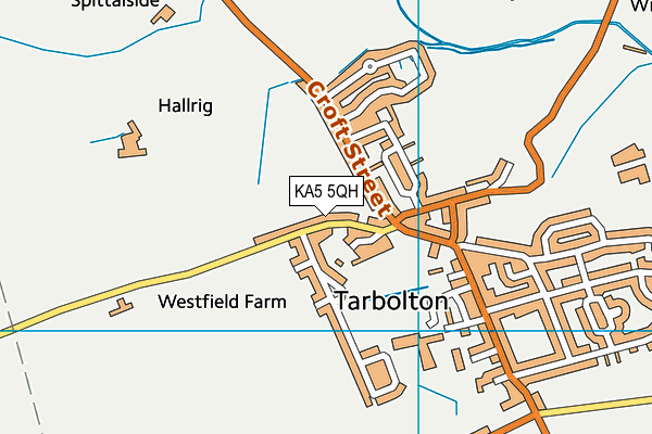 KA5 5QH map - OS VectorMap District (Ordnance Survey)