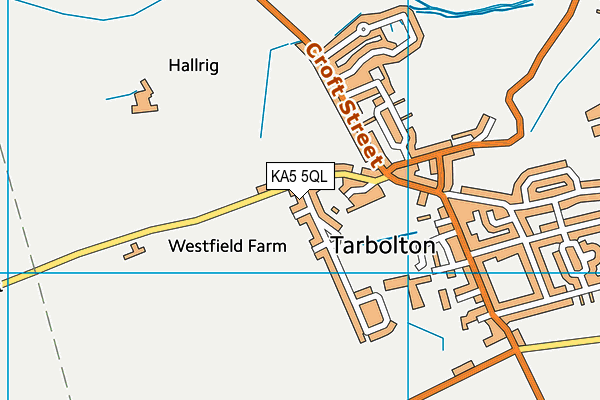 KA5 5QL map - OS VectorMap District (Ordnance Survey)