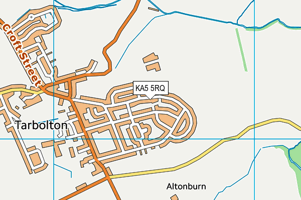 KA5 5RQ map - OS VectorMap District (Ordnance Survey)