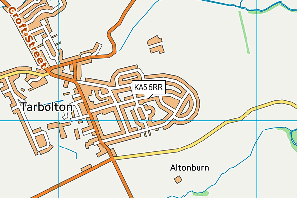 KA5 5RR map - OS VectorMap District (Ordnance Survey)