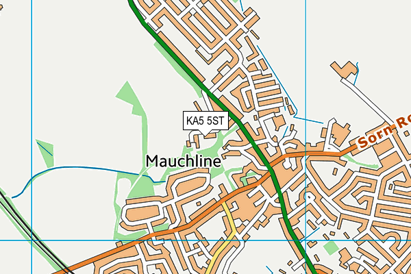 KA5 5ST map - OS VectorMap District (Ordnance Survey)