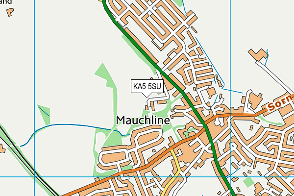 KA5 5SU map - OS VectorMap District (Ordnance Survey)