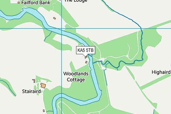 KA5 5TB map - OS VectorMap District (Ordnance Survey)