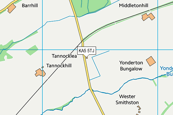 KA5 5TJ map - OS VectorMap District (Ordnance Survey)