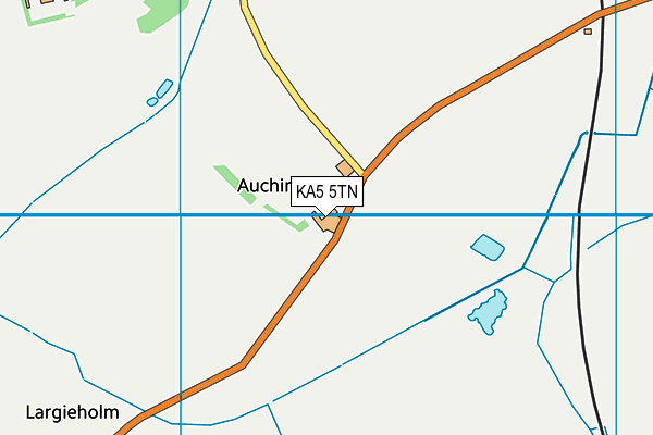 KA5 5TN map - OS VectorMap District (Ordnance Survey)