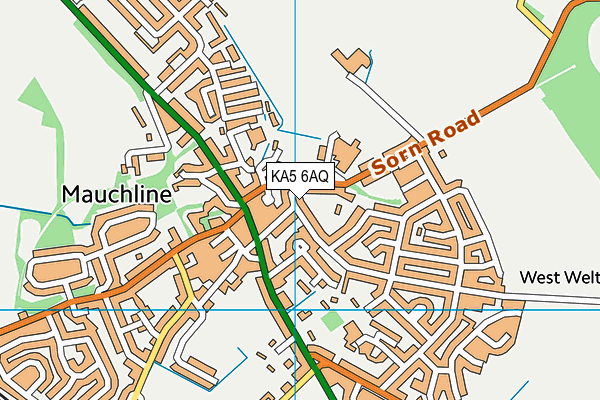 KA5 6AQ map - OS VectorMap District (Ordnance Survey)
