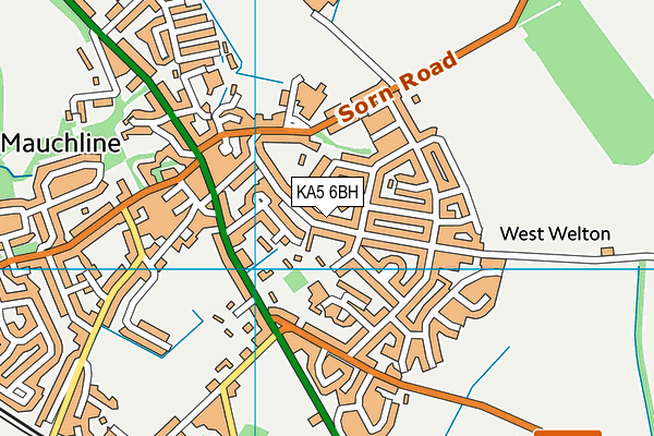 KA5 6BH map - OS VectorMap District (Ordnance Survey)