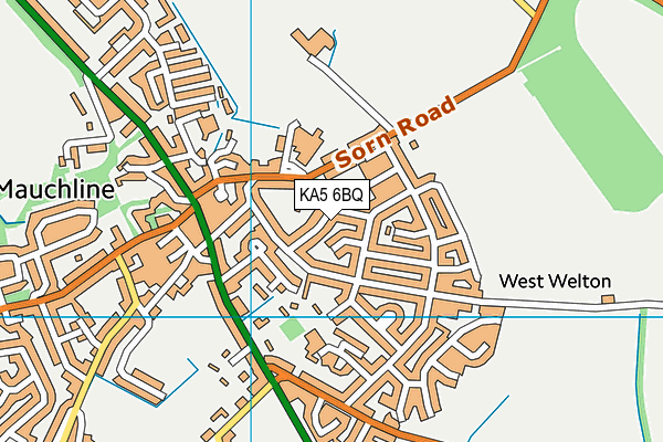 KA5 6BQ map - OS VectorMap District (Ordnance Survey)
