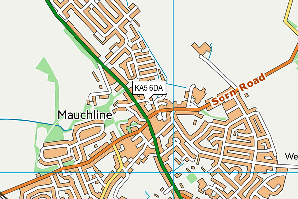 KA5 6DA map - OS VectorMap District (Ordnance Survey)