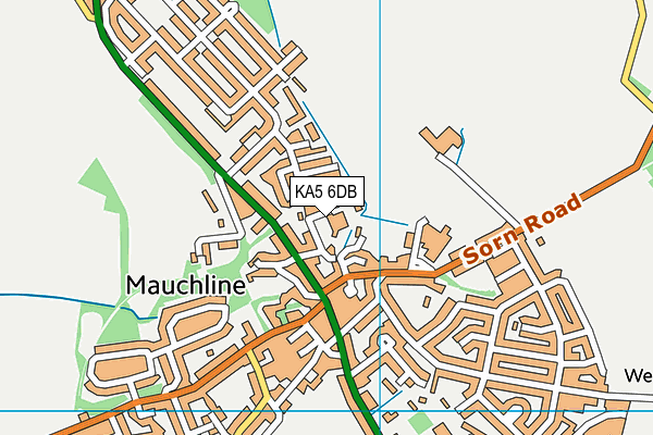 KA5 6DB map - OS VectorMap District (Ordnance Survey)
