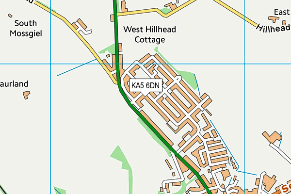 KA5 6DN map - OS VectorMap District (Ordnance Survey)
