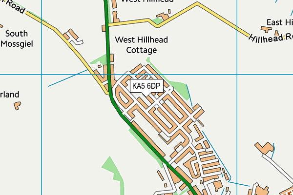 KA5 6DP map - OS VectorMap District (Ordnance Survey)