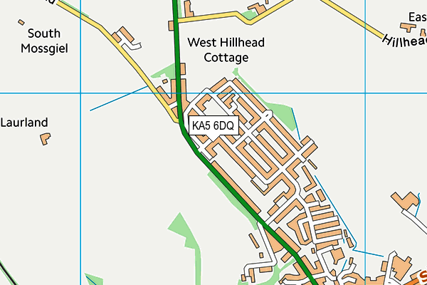 KA5 6DQ map - OS VectorMap District (Ordnance Survey)