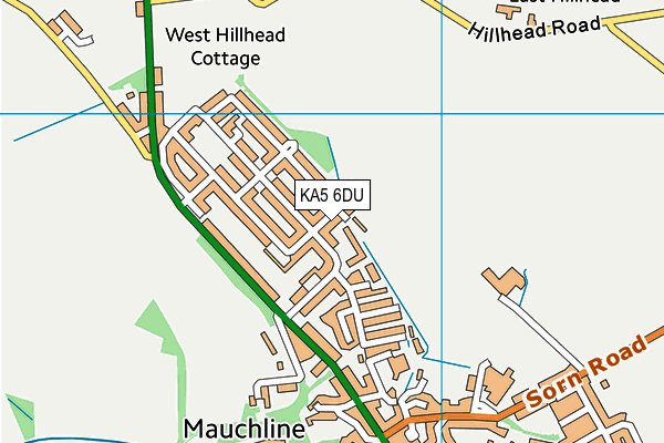 KA5 6DU map - OS VectorMap District (Ordnance Survey)