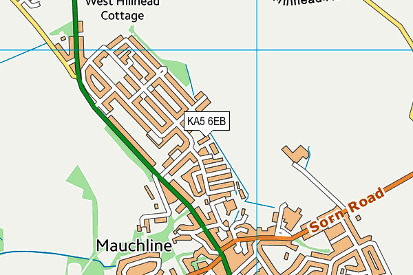 KA5 6EB map - OS VectorMap District (Ordnance Survey)