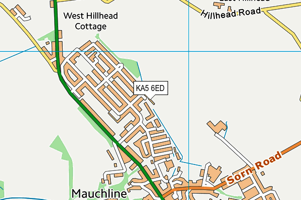 KA5 6ED map - OS VectorMap District (Ordnance Survey)