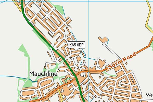 KA5 6EF map - OS VectorMap District (Ordnance Survey)