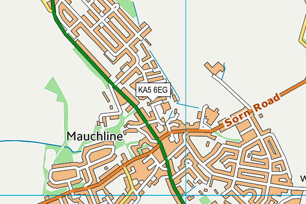 KA5 6EG map - OS VectorMap District (Ordnance Survey)