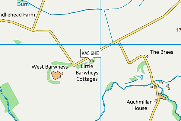 KA5 6HE map - OS VectorMap District (Ordnance Survey)