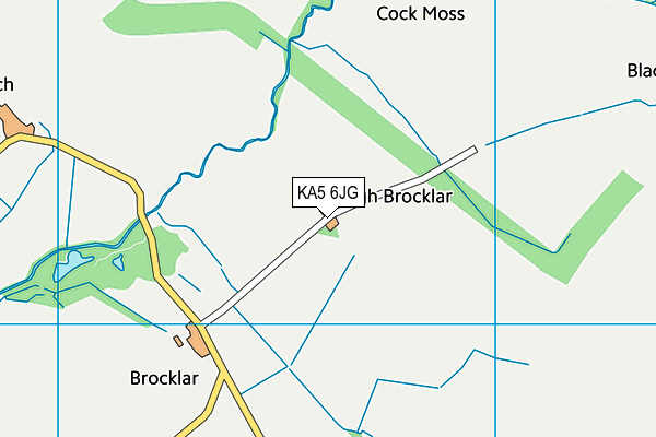 KA5 6JG map - OS VectorMap District (Ordnance Survey)