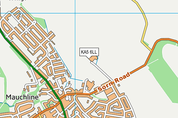 KA5 6LL map - OS VectorMap District (Ordnance Survey)