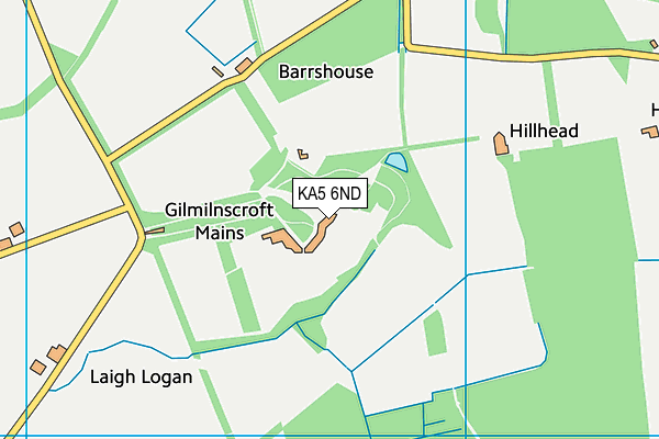 KA5 6ND map - OS VectorMap District (Ordnance Survey)
