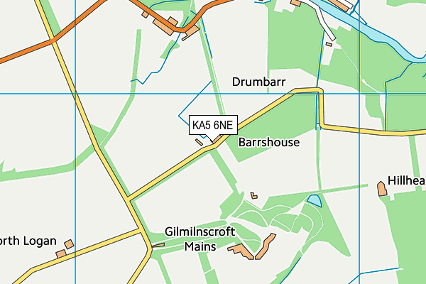 KA5 6NE map - OS VectorMap District (Ordnance Survey)