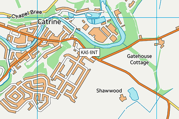 KA5 6NT map - OS VectorMap District (Ordnance Survey)