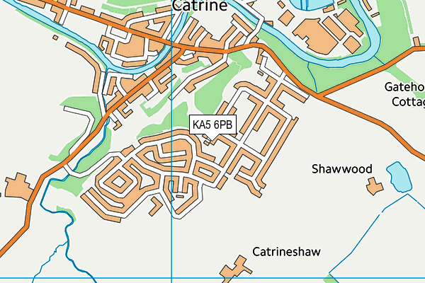KA5 6PB map - OS VectorMap District (Ordnance Survey)